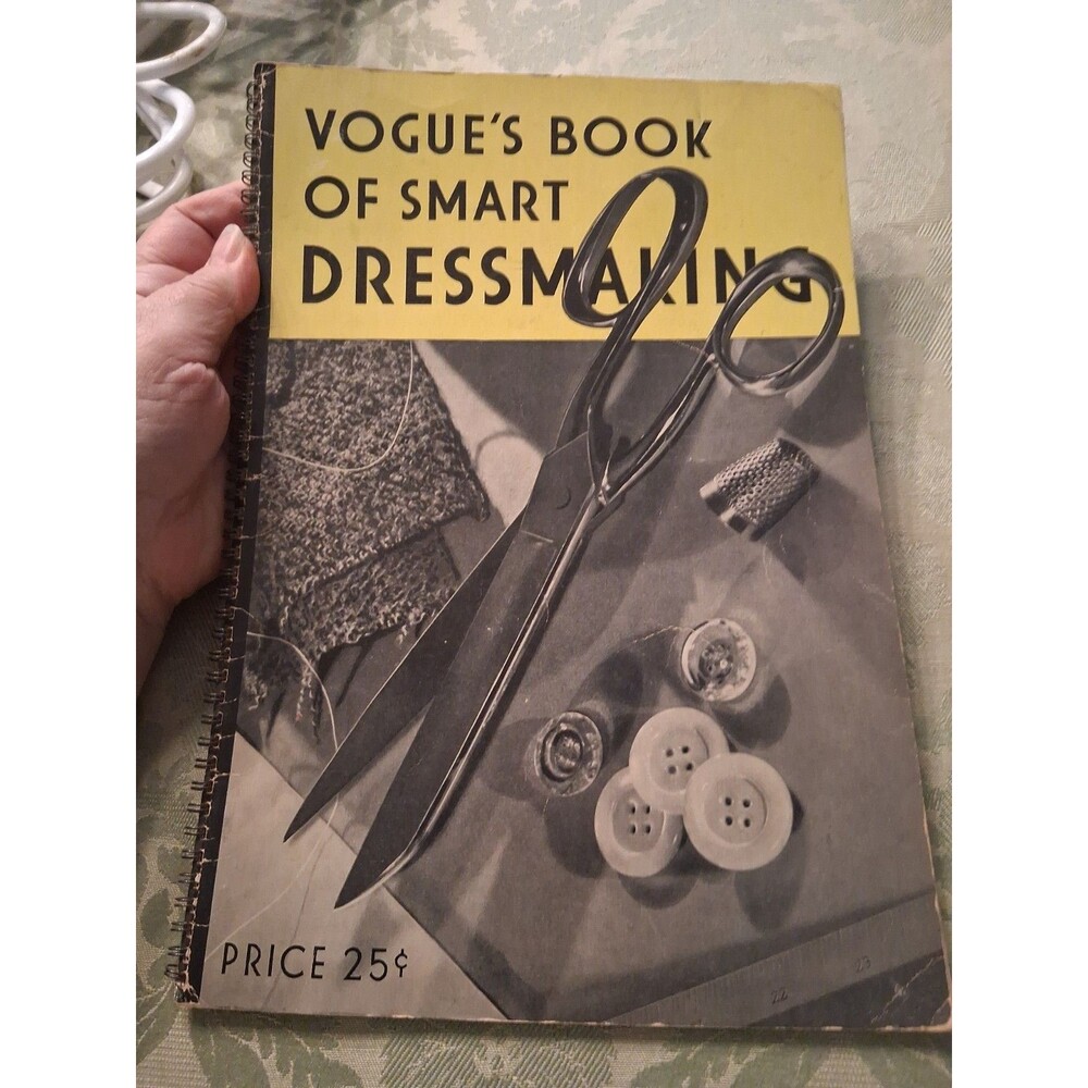 Vogue's Book Of Smart Dressmaking 1936 Sewing Tailoring Fashion Reference VTG